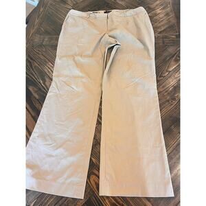 Talbots Heritage Stretch Chino Pants Women 20W Twee Academia Preppy Straight